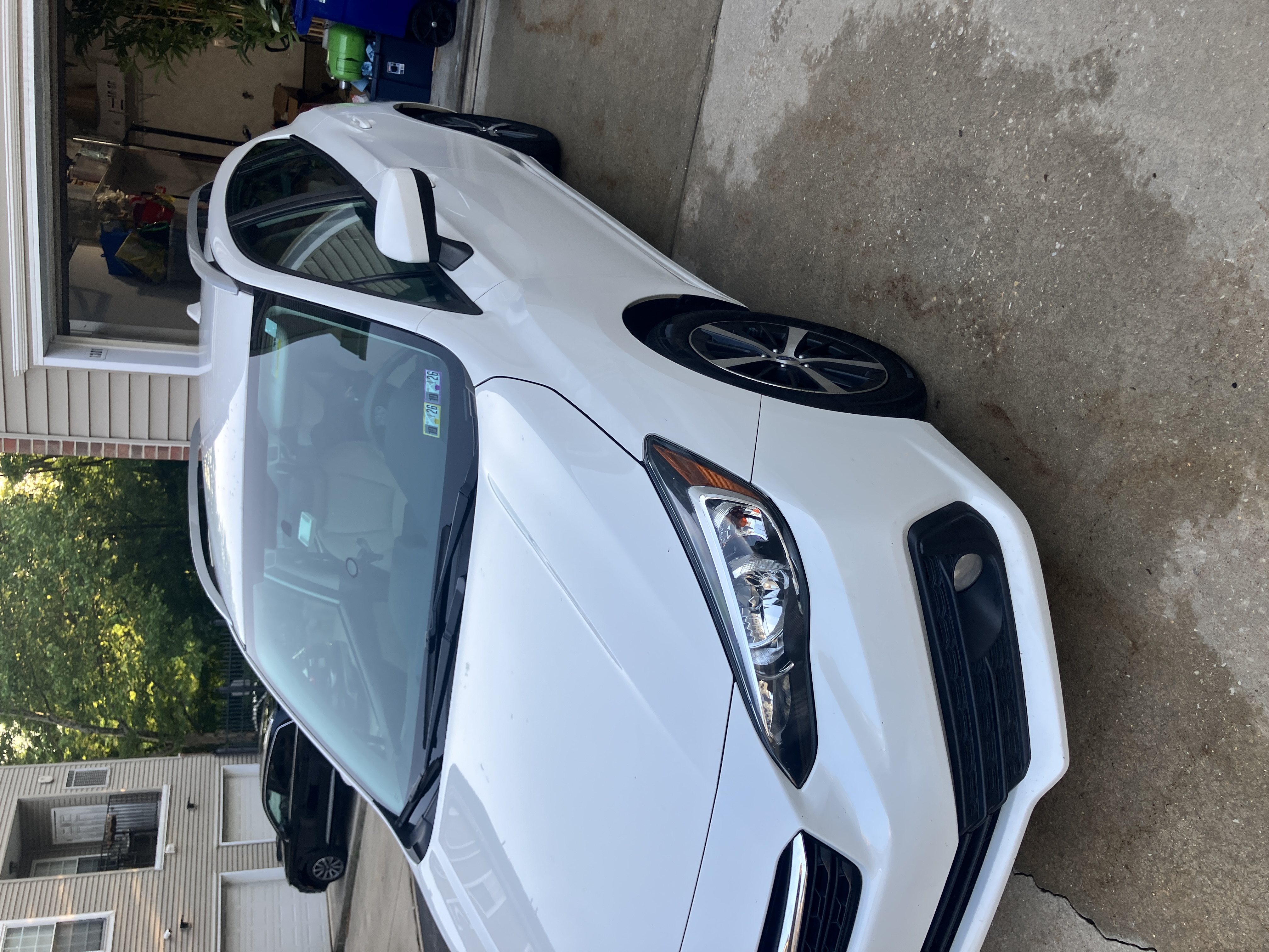 Left-front angle showing the clean exterior